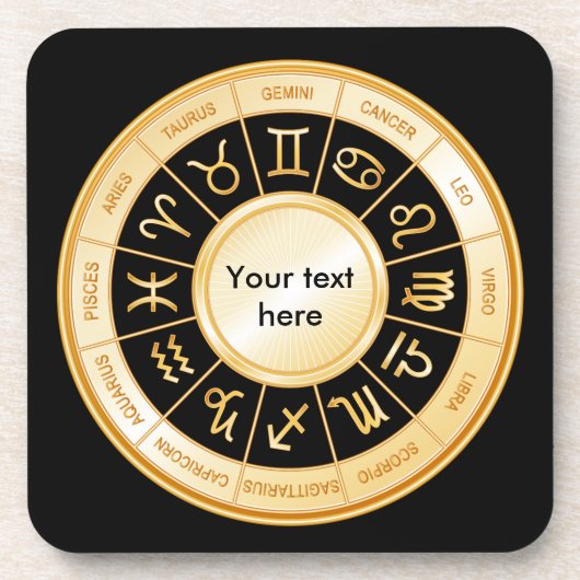 Horoscope Mandala Onderzetter (Voorkant)