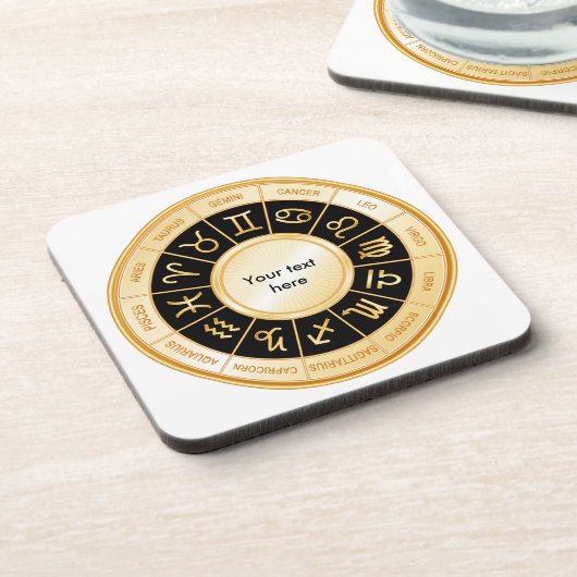 Horoscope Mandala Onderzetter (Linkerzijde)
