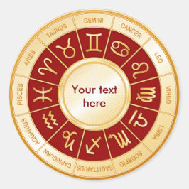 Horoscope Mandala Ronde Sticker