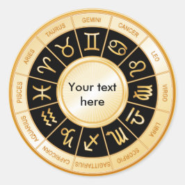 Horoscope Mandala Ronde Sticker