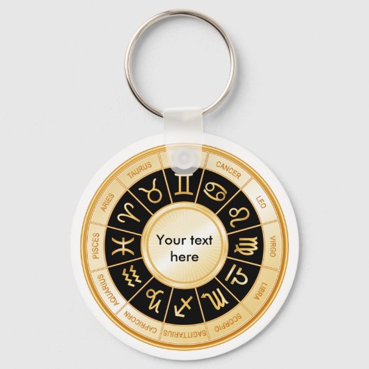 Horoscope Mandala Sleutelhanger (Voorkant)