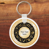 Horoscope Mandala Sleutelhanger (Voorkant)