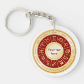 Horoscope Mandala Sleutelhanger (Voorkant)