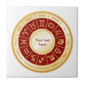 Horoscope Mandala Tegeltje (Voorkant)