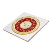 Horoscope Mandala Tegeltje (Zijkant)