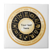 Horoscope Mandala Tegeltje (Voorkant)