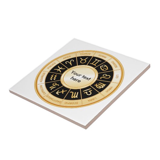Horoscope Mandala Tegeltje (Zijkant)