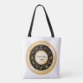 Horoscope Mandala Tote Bag (Achterkant)