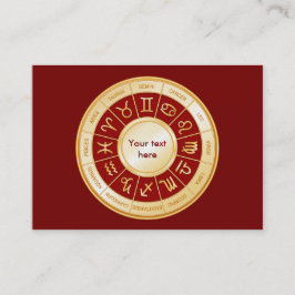 Horoscope Mandala Visitekaartje