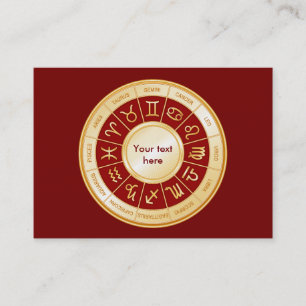 Horoscope Mandala Visitekaartje