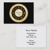 Horoscope Mandala Visitekaartje (Voorkant / Achterkant)