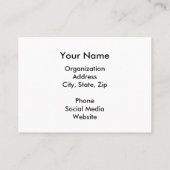 Horoscope Mandala Visitekaartje (Achterkant)