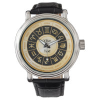 Horoscope Mandala Wrist Watch