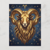 Horoscope Sign Aries | Keeping in Touch Briefkaart (Voorkant)