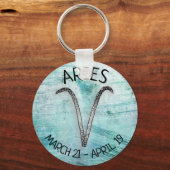 Horoscope Sign Aries Sleutelhanger (Voorkant)