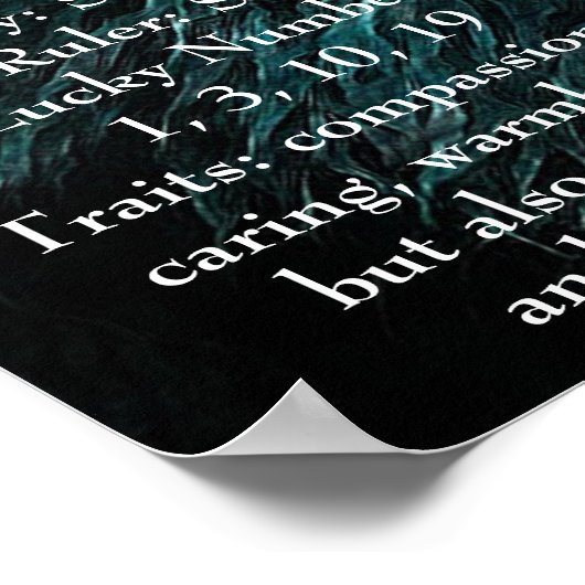 Horoscope Sign Leo-Poster Poster (Hoek)