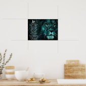 Horoscope Sign Leo-Poster Poster (Keuken)