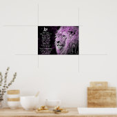 Horoscope Sign Leo-Poster Poster (Keuken)