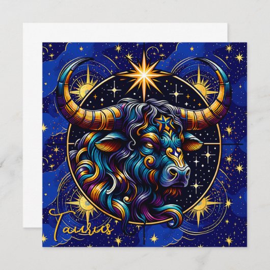 Horoscope Sign Taurus Zodiac Astrology (Voorkant / Achterkant)