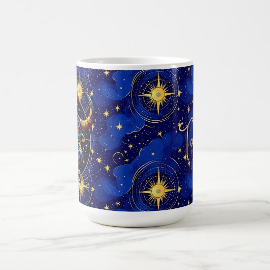 Horoscope Sign Taurus Zodiac Astrology Koffiemok (Center)