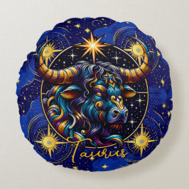 Horoscope Sign Taurus Zodiac Astrology Rond Kussen