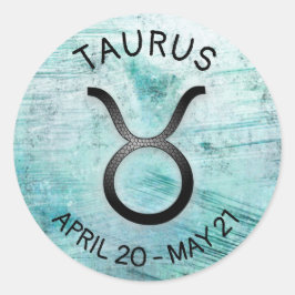 Horoscope Sign Taurus Zodiac Astrology Ronde Sticker