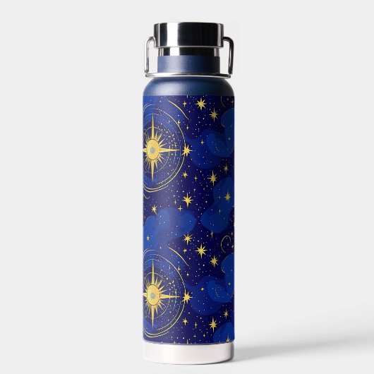 Horoscope Sign Taurus Zodiac Astrology Waterfles (Achterkant)