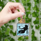 Horoscope Sign Virgo Blue Sleutelhanger Charm (Hand)