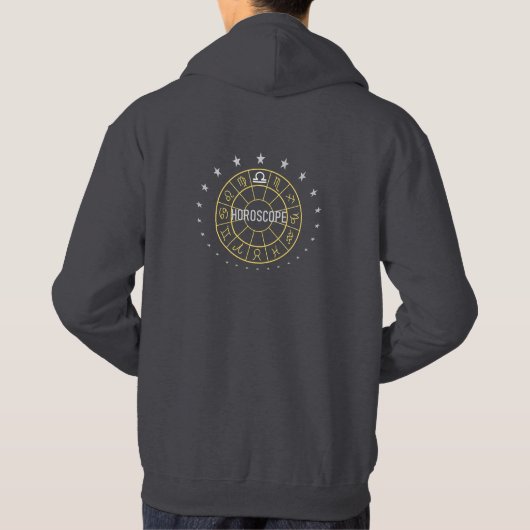 Horoscope/Weegschaal Hoodie (Achterkant)
