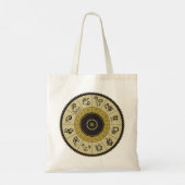 Horoscope Wheel Canvas tas (Achterkant)
