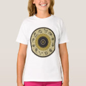 Horoscope Wheel Girls T-Shirt (Voorkant)