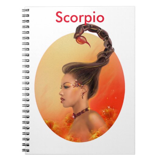Horoscope Zodiac - Fantasy Scorpio Notitieboek (Voorkant)