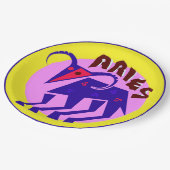 Horoscope Zodiac Sign Aries, Party Paper Borden Papieren Bordje (Gekanteld)