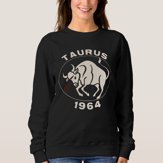 Horoscope Zodiac Sign Bull Taurus 1964 Trui (Voorkant)