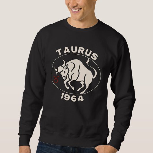Horoscope Zodiac Sign Bull Taurus 1964 Trui (Voorkant)