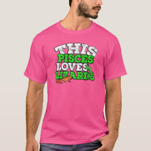 Horoscope Zodiac Sign Pisces houdt van luiers T-shirt