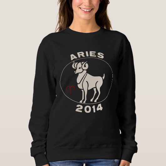 Horoscope Zodiac Sign Ram Aries 2014 Trui (Voorkant)