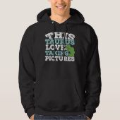 Horoscope Zodiac Sign Taurus houdt van Afbeeldinge Hoodie (Voorkant)