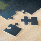 Horrendog Bestuurt Auto Griezige Halloween Legpuzzel (Zijkant)