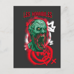 Horribiles Halloween Monster Briefkaart