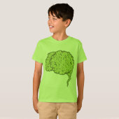 Horrible Green Zombie Brain Kinder shirt (Voorkant volledig)