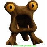Horrible Monster 2-D scculpture Staand Fotobeeldje<br><div class="desc">Wat had deze leegstaande blik op het gezicht van dit wezen kunnen bevroren? Nu kun je ook in zijn ogen terugstaren met dit 2-D beeldhouwwerk. Gebruik het om een bureau te versieren,  als een grote onderscheiding of als een goed oud vertragingsmiddel.</div>