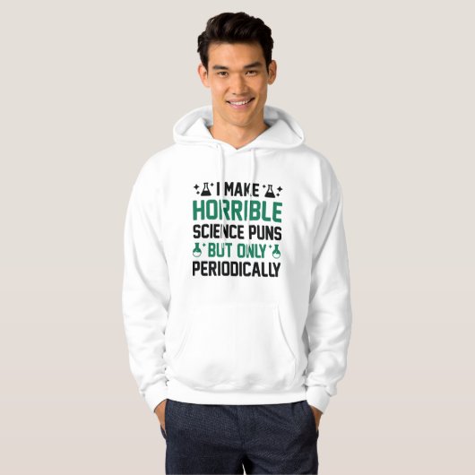 Horrible Science Puns Hoodie (Voorkant volledig)