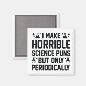 Horrible Science Puns Magneet (Voorkant / Achterkant)