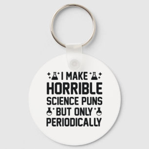 Horrible Science Puns Sleutelhanger