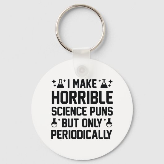 Horrible Science Puns Sleutelhanger (Voorkant)