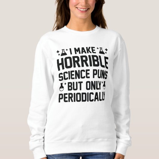 Horrible Science Puns Trui (Voorkant)