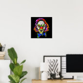 Horrid Evil Clown Poster (Thuiskantoor)