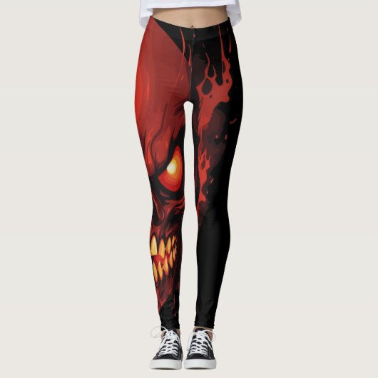 Horrifying Hollow Leggings (Voorkant)