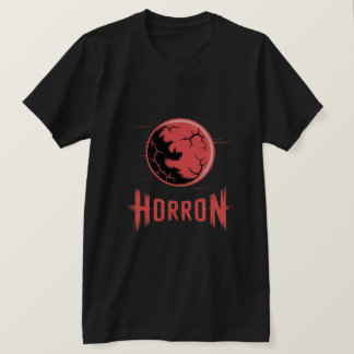 HORRON Blood Moon Logo  T-shirt